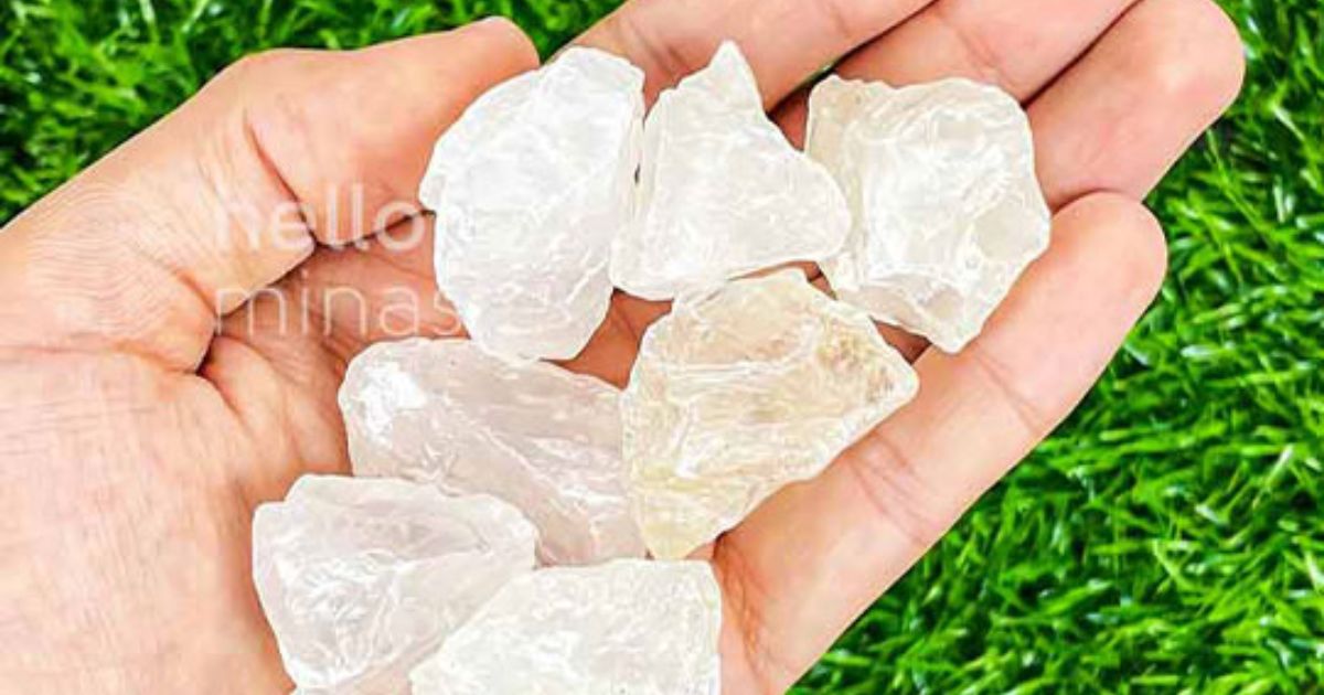 ham kristal kuvars taşı doğal taş
