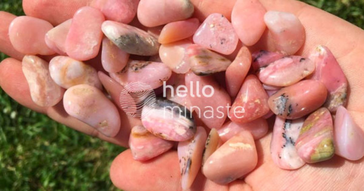pembe opal taşı doğal taş