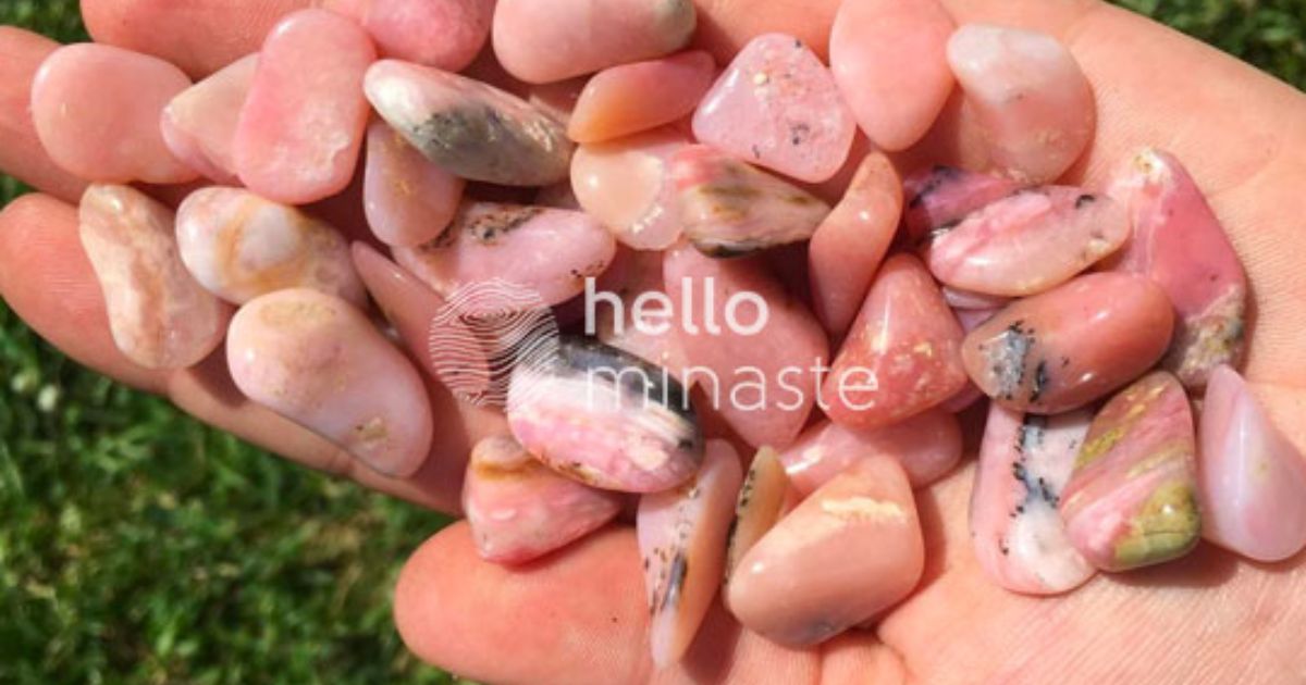 pink opal healing stone tumbled outdoor shooting min cover