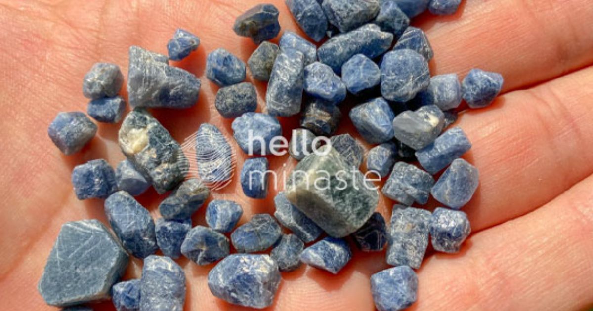 mavi safir taşı doğal taş