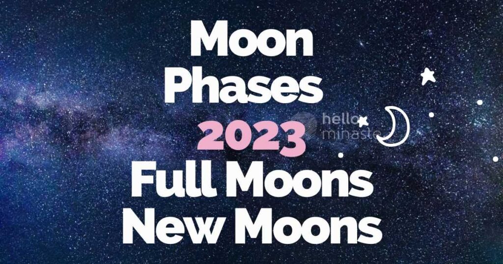 moon phases 2023, lunar calendar